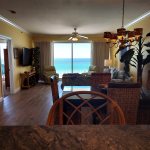 View From Kitchen To Gulf Front Living Room